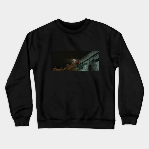 it is HOPE in the dark night Crewneck Sweatshirt by AA-ROM